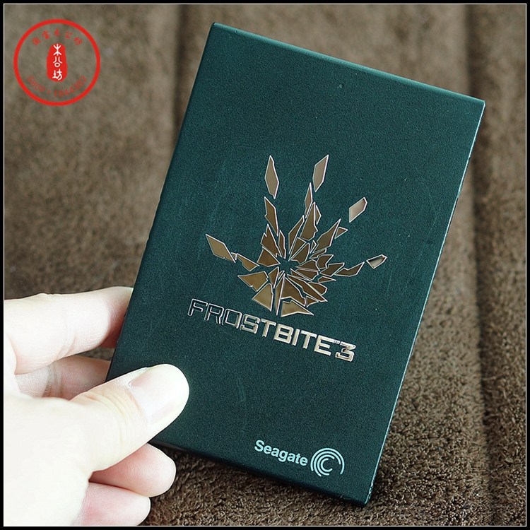 木公坊frostbite labs 寒霜引擎3 logo金属手机贴纸电脑贴平面贴