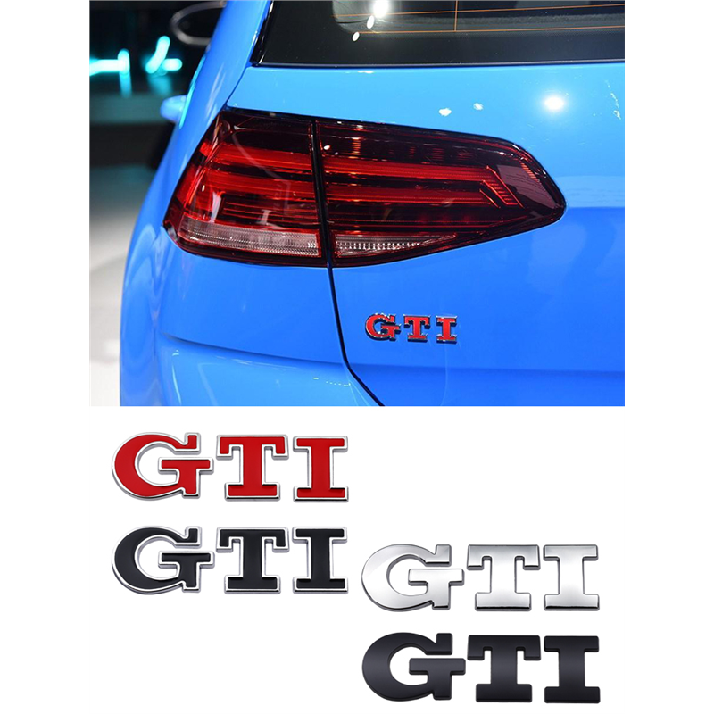 大众 POLO 高尔夫6 7代GTI车标中网标 大众GTI兔子车贴个性尾标