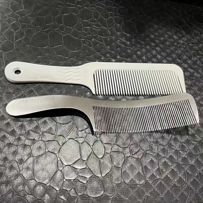 王子同款薄不锈钢梳弯梳修角梳子送波浪板梳 拍一发2