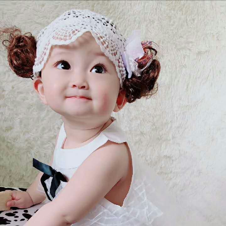 生日公主风囟门帽假发抖音同款