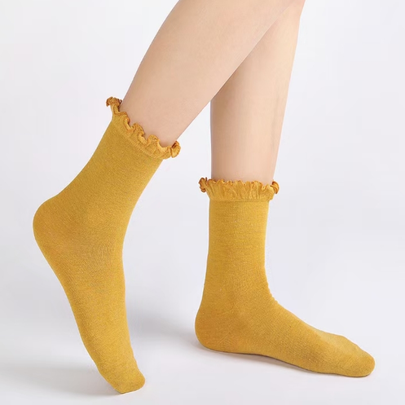 不勒腿半价无痕纯棉袜子春秋季女