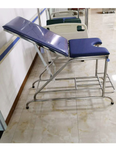 医院诊所门诊用妇科床检查床不锈钢材质简易