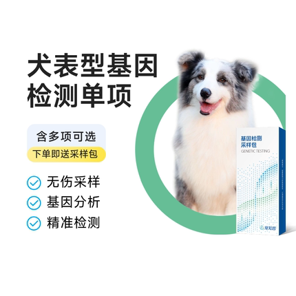 宠知因|狗狗毛色基因检测宠物犬表型陨石卷毛柴犬花色基因A位点