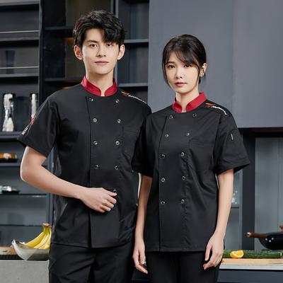 餐厅工作服短袖夏季服