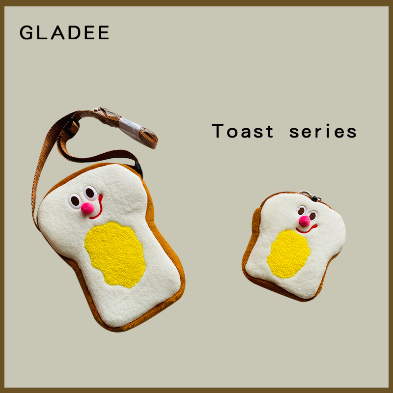 gladee日本挂件鸡蛋单肩包