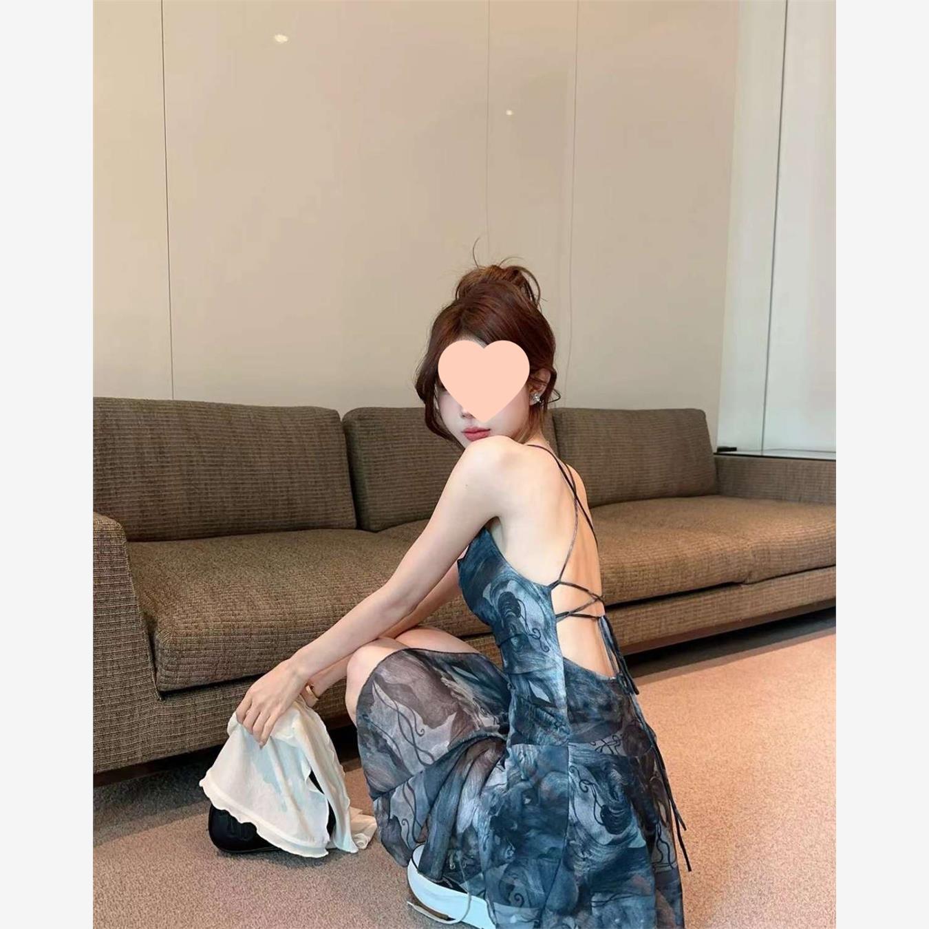夏季吊带连衣裙女外穿显