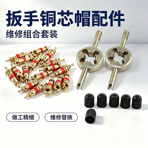 轮胎气门芯自行车气门针电动车摩托车电瓶车车胎气门美式通用扳手