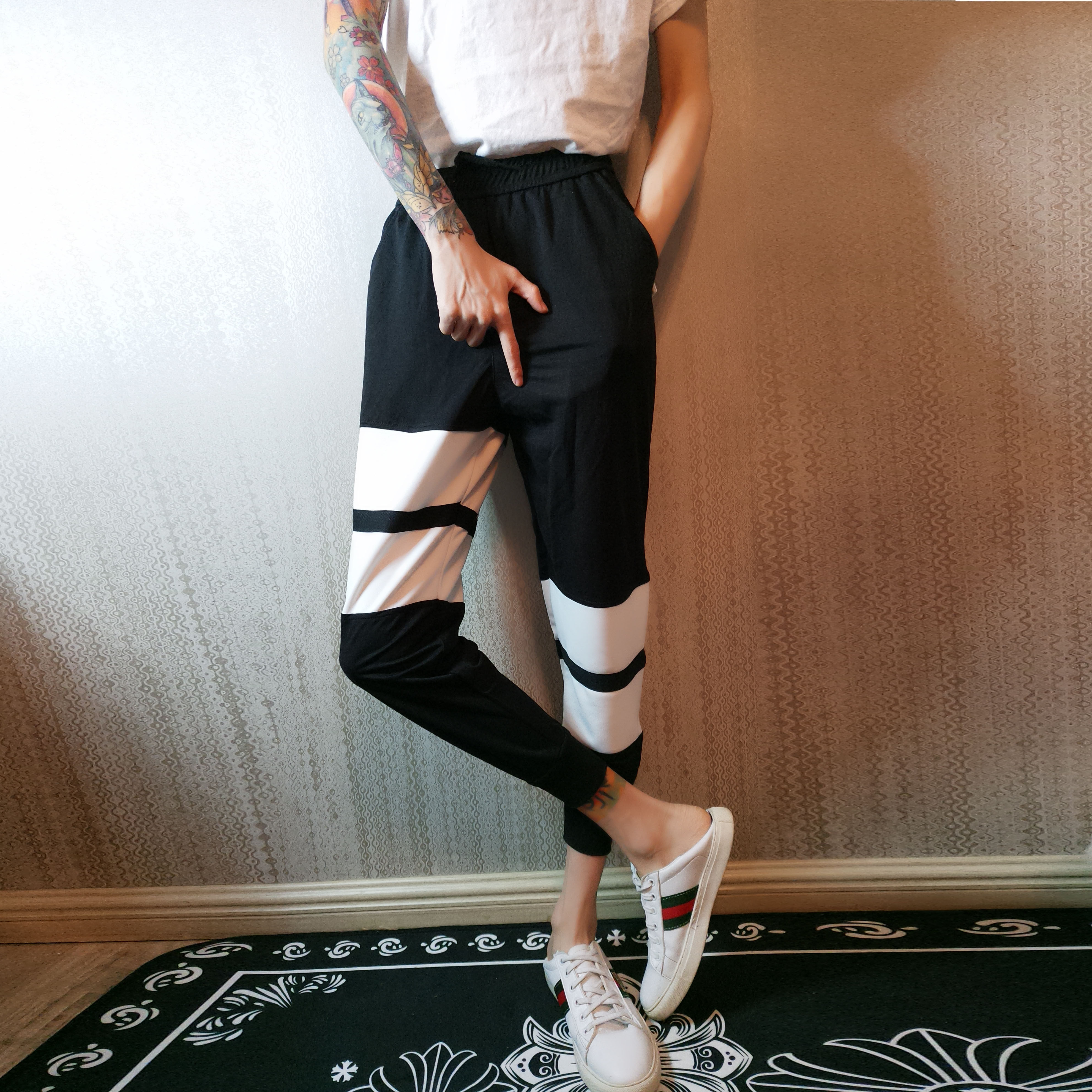Autumn Sensation Same item trousers Self cultivation Nine points Ankle banded pants Korean Edition trousers spirit Guy Pencil Pantsin the Men's clothing, Casual pants  category - from Buy2taobao.com to provide professional Taobao agent buy service