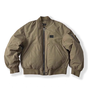 美式潮牌90白鸭绒工装飞行夹克羽绒服男冬季宽松加厚保暖短款外套