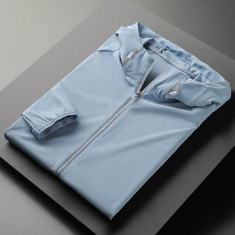 冰丝防晒衣男夏季户外防紫外线防晒服轻薄款男士弹力速干透气外套