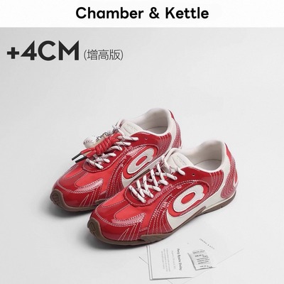 CHAMBER KETTLE复古百搭棒球德训鞋女2025秋季新款休闲运动阿甘鞋