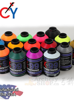 美国BCY弓弦料丝线X99复合弓反曲弓射箭弓箭高速弦制作定制优质
