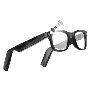 新款头戴式第一视角生活记录仪高清户外vlog运动相机智能AI眼镜