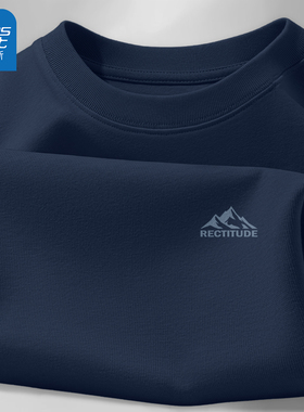 真维斯男士t恤长袖2026春季新款纯棉打底衫男款宽松圆领男生衣服Q