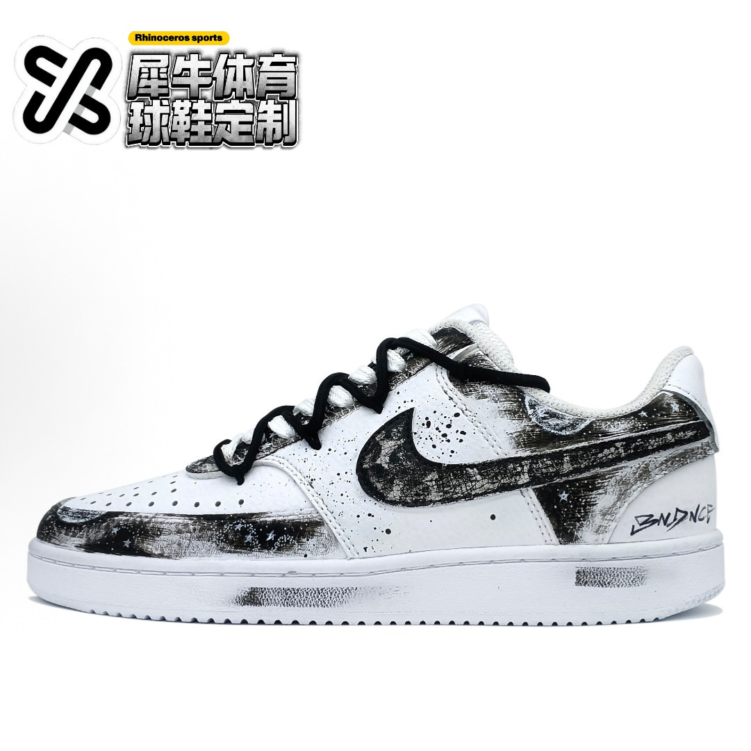 NikeCourtVision定制低帮板鞋