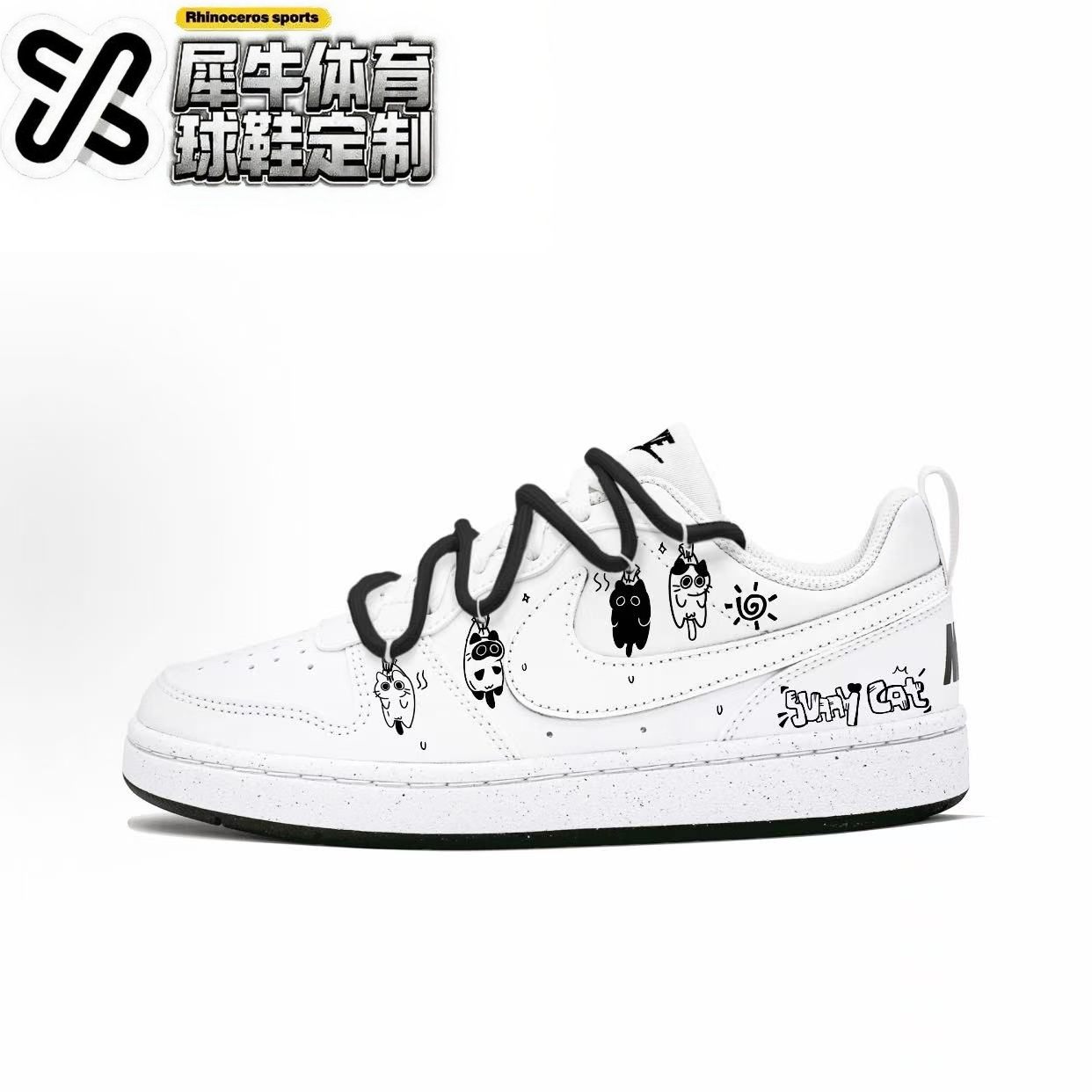 nike定制球鞋涂鸦解构手绘