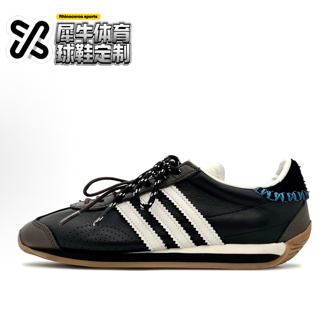 adidasoriginals定制板鞋黑棕