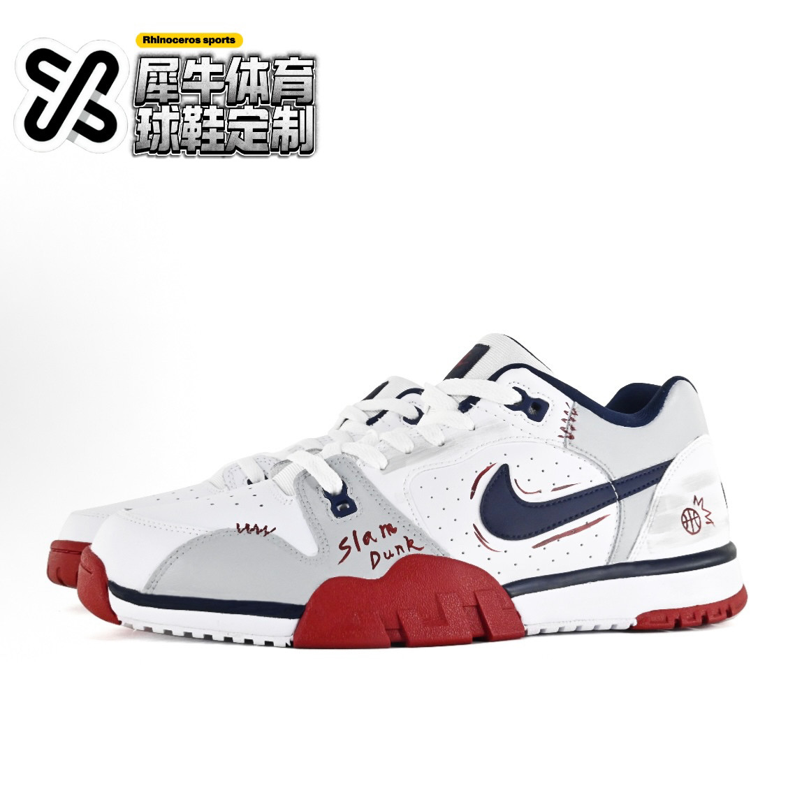 NikeAir训练鞋低帮定制涂鸦