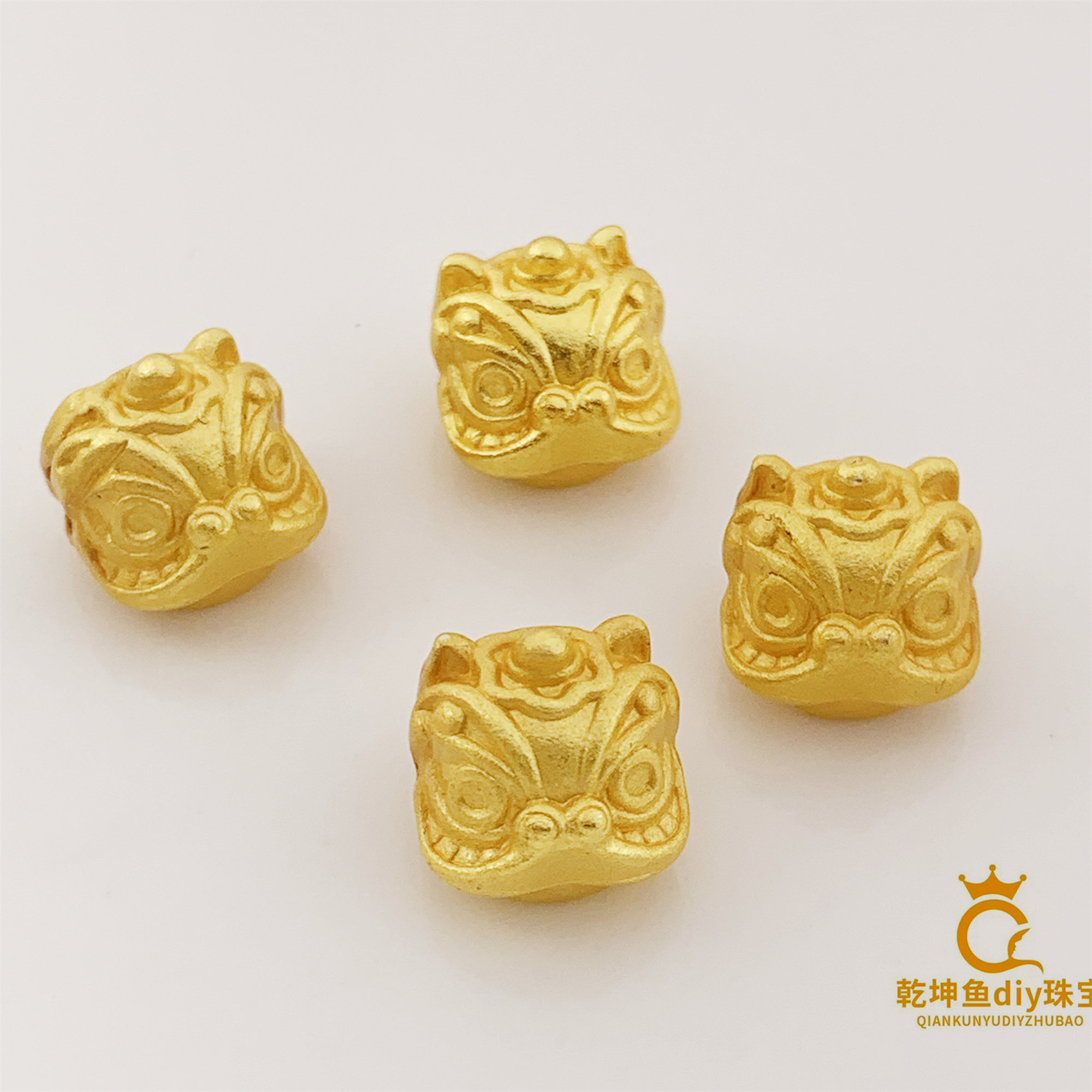 越南沙金保色复古中国风醒狮隔珠串珠隔片散珠diy手工饰品材料,饰品/流行首饰/时尚饰品新,其他DIY饰品配件,淘宝优惠券,粉丝福利购,淘宝优惠卷