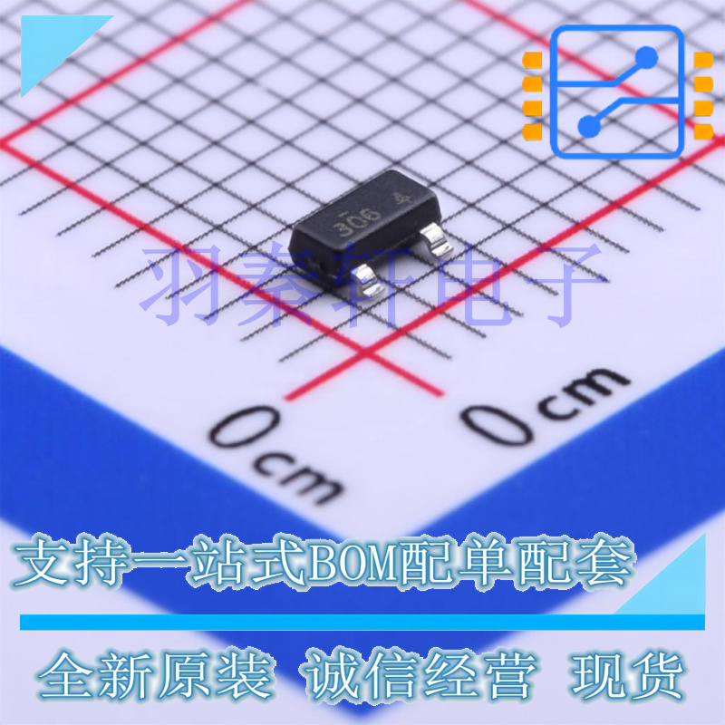 FDN306P SOT-23-3 晶体管, MOSFET, P沟道, -2.6A, -12V, 40mohm