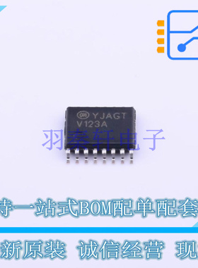 单稳态多谐振荡器 74VHC123AMTCX TSSOP-16 ON 全新原装正品