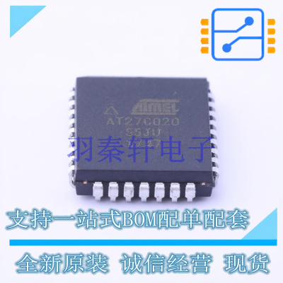非易失性存储器(ROM) AT27C020-55JU PLCC-32 全新原装正品