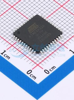 全新ATMEGA32A-AU单片机TQFP-44(10x10) 16MHz 8 Bit 32KB 可开票