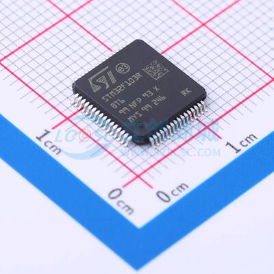全新STM32F103RBT6TR单片机LQFP-64(10x10) 72MHz 32 Bit 128KB