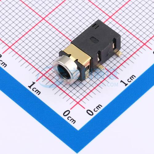 PJ-342CB-TG-SMT 音频连接器3.5mm耳机座SMD 500mA30V可开票