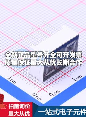 2位0.28英寸蓝色数码管 共阳极LED数码管SLR0282DBA1BD可开票