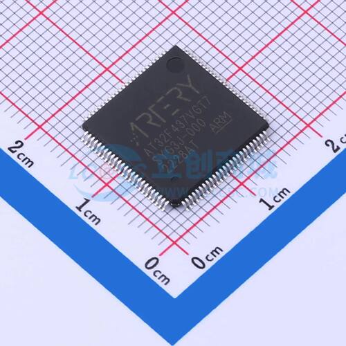 全新AT32F437VGT7单片机LQFP-100(14x14) 288MHz 1MB 可开票