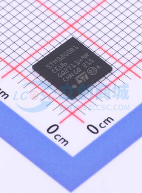 全新STM32G0B1CEU6单片机UFQFPN-48(7x7) 64MHz 32 Bit 512KB