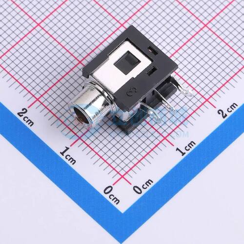 PJ-376 音频连接器3.5mm耳机座弯插 500mA24V可开票