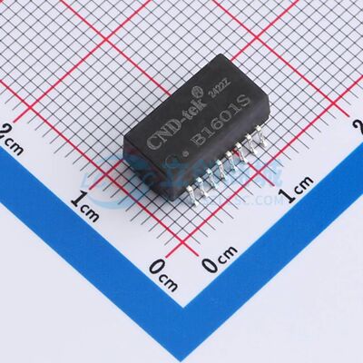 全新B1601S网口变压器SMD-16P,12.7x7mm单口 100M 350uH 可开票
