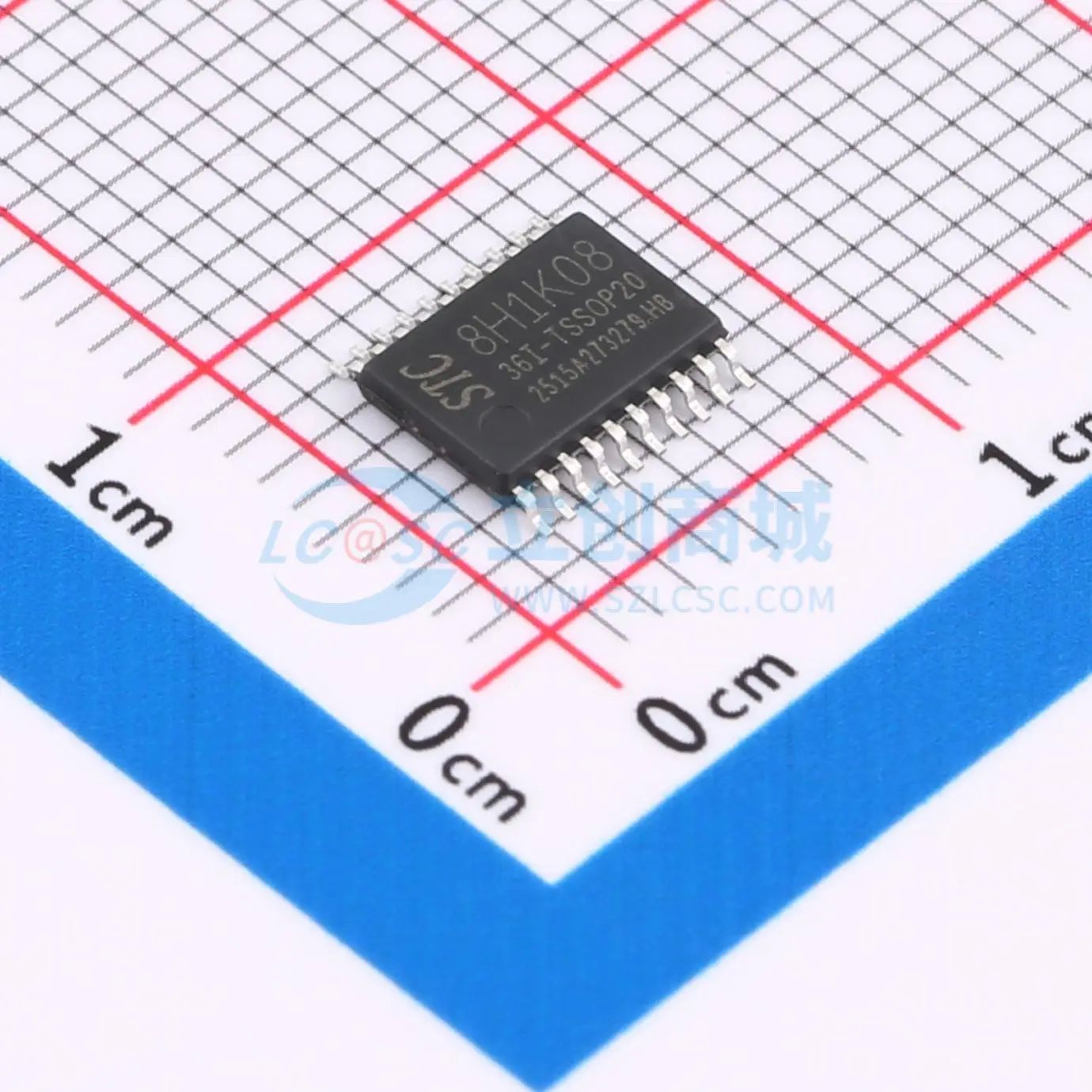 全新STC8H1K08-36I-TSSOP20单片机TSSOP-20 8KB 可开票