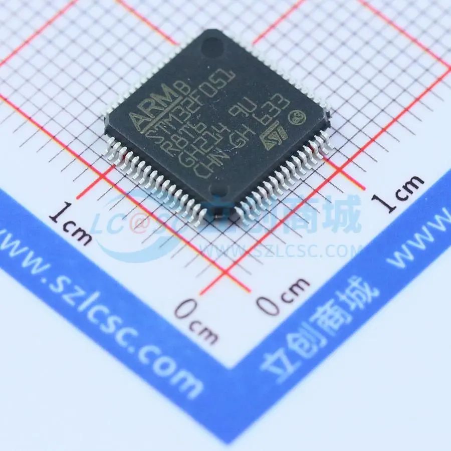 全新STM32F051R8T6单片机LQFP-64(10x10) 48MHz 32 Bit 64KB