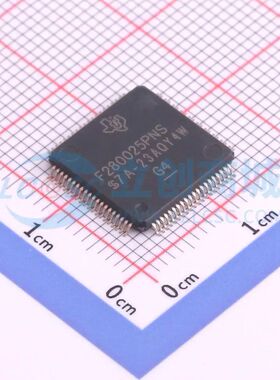 全新F280025PNSR单片机LQFP-80(12x12) 100MHz 32 Bit 128KB