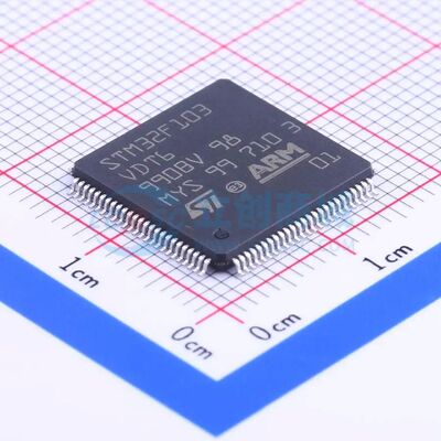 全新STM32F103VDT6单片机LQFP-100(14x14) 72MHz 32 Bit 384KB