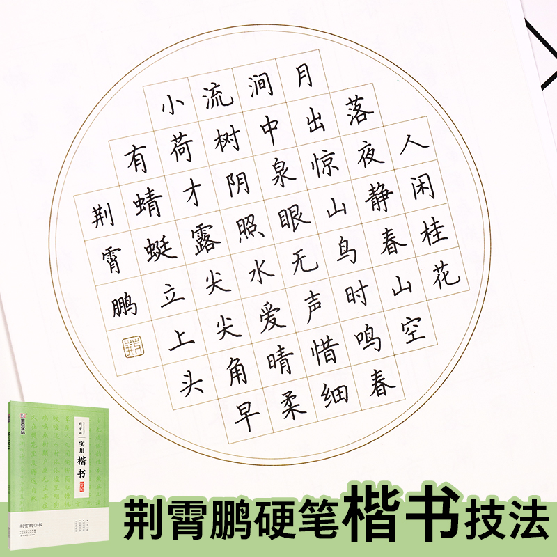 荆霄鹏实用楷书字帖公务员申论考试钢笔练字帖墨点名家手写硬笔书法