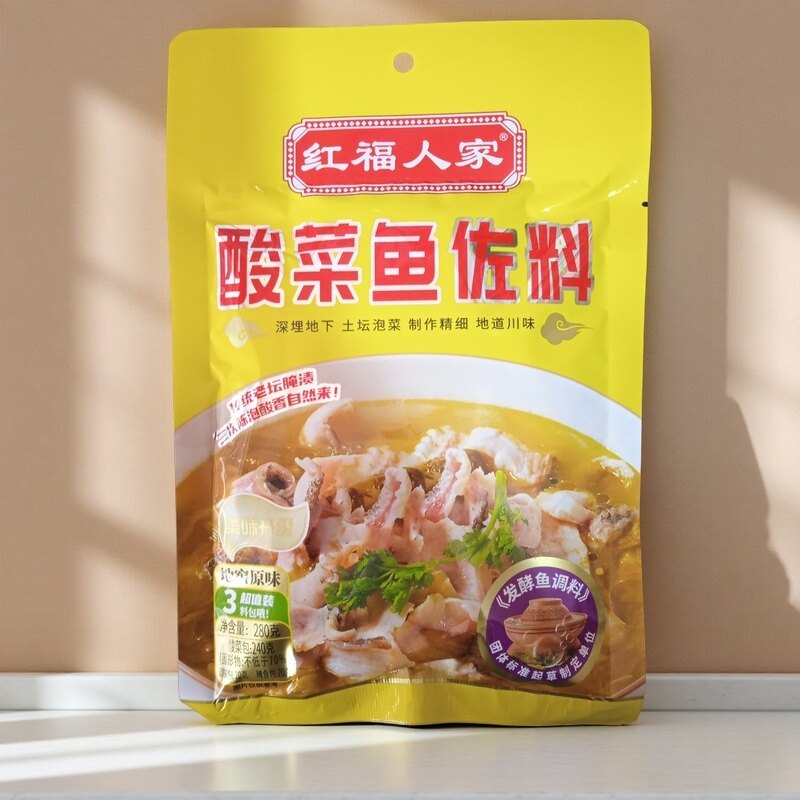 红福人家四川酸菜鱼调料包280g