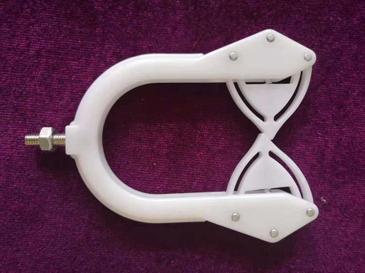 桃型线夹，白色线夹，夹子内径50MM