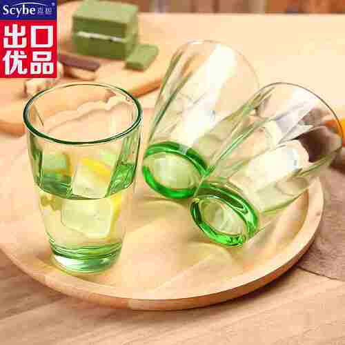 喜碧玻璃杯酒店家用彩色玻璃杯