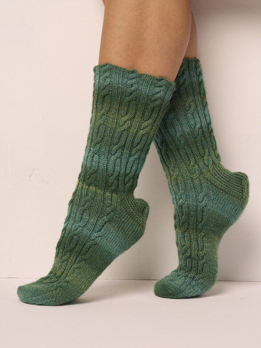 Rowan Gradient Wool Yarn Medium Thickness Floral Knit - Taobao product photo 4