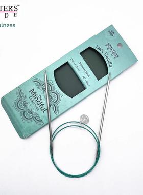 进口编织工具knitpro mindful毛衣针不锈钢环形针袖子针圈织轮针