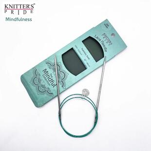 进口编织工具knitpro mindful毛衣针不锈钢环形针袖子针圈织轮针