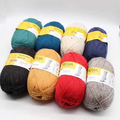 REGIA彩点羊毛手编毛线可以机洗