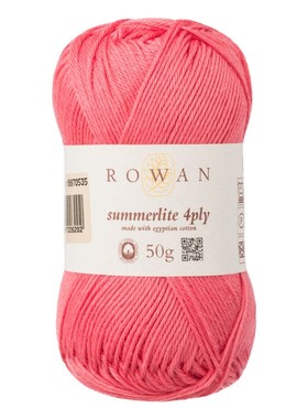 英国进口Rowan Summerlite 4ply纯棉线春夏手工diy编织宝宝毛线