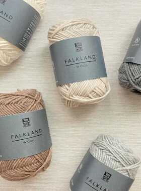 日本横田Daruma FALKLAND WOOL福克兰岛羊毛线手编羊驼绒中粗毛线