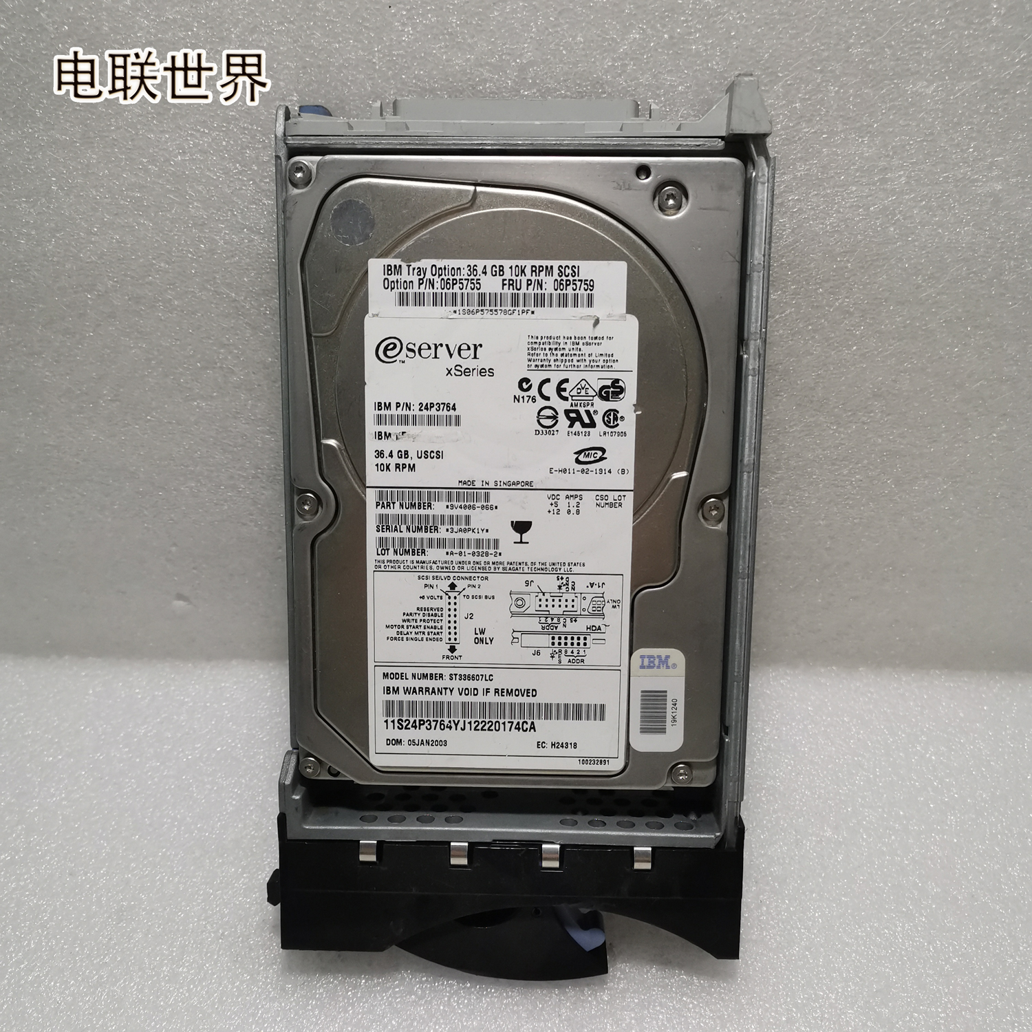 IBM/06P5759 06P5755 24P3764 36.4GB 10K SCSI硬盘