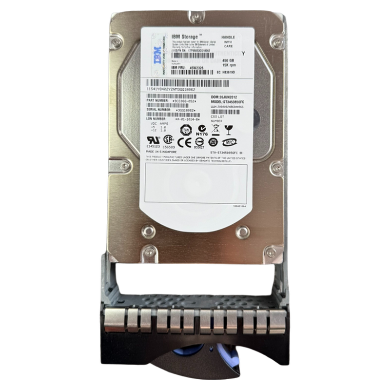 IBM 45W2326 17P9905 450G 15K FC 3.5 DS8000 DS6000 服务器硬盘